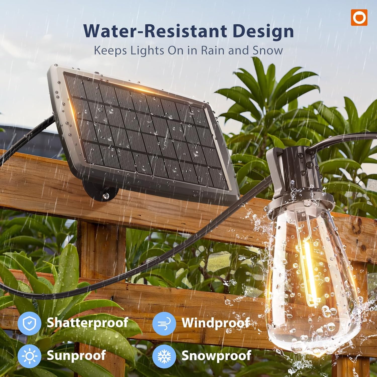 Transform Your Outdoor Space with 102FT Solar String Lights - Remote Controlled, Waterproof, and Dimmable for Ultimate Ambiance