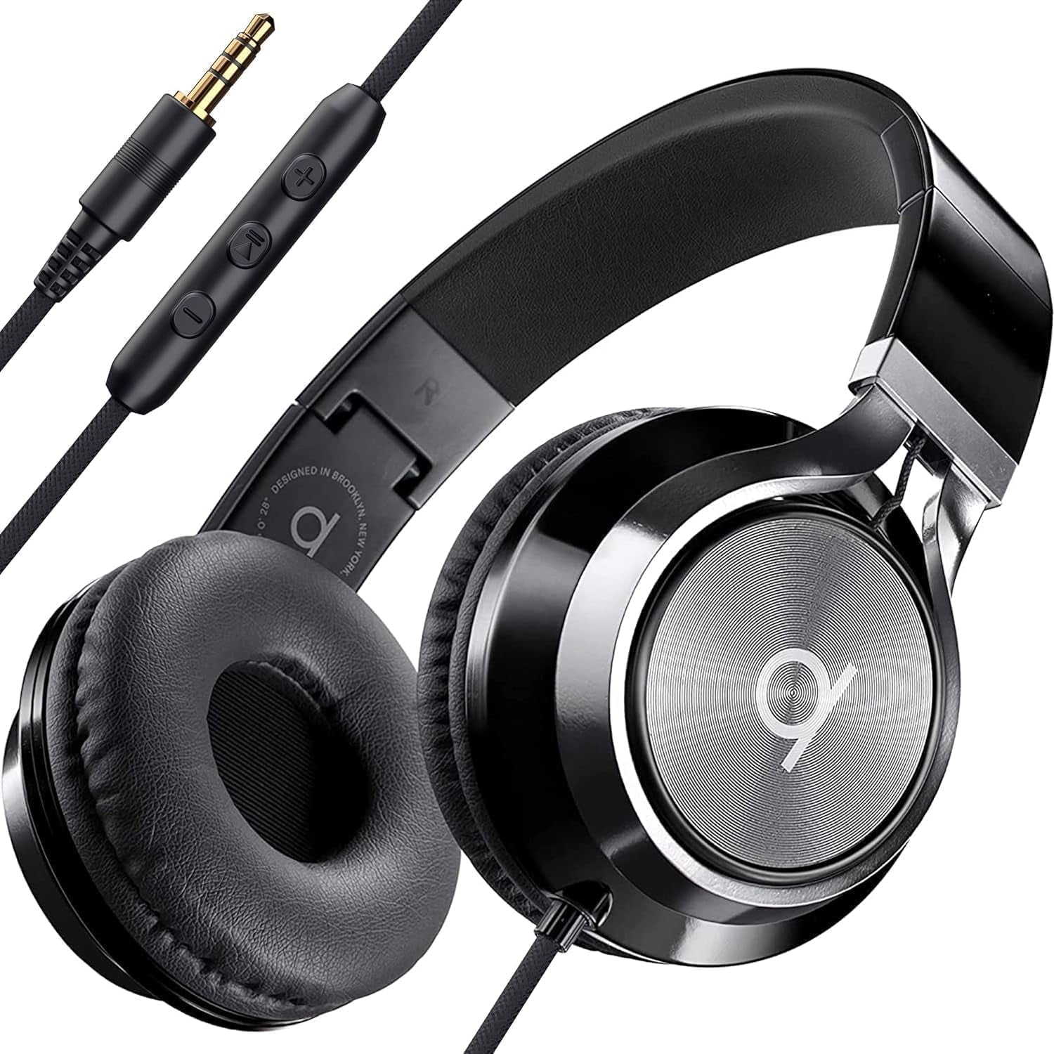Experience Crystal Clear Sound with CL750 Wired On-Ear Headphones 🎧 - Perfect for Your Laptop and Gaming Sessions! 🎮✨