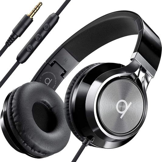 Experience Crystal Clear Sound with CL750 Wired On-Ear Headphones 🎧 - Perfect for Your Laptop and Gaming Sessions! 🎮✨