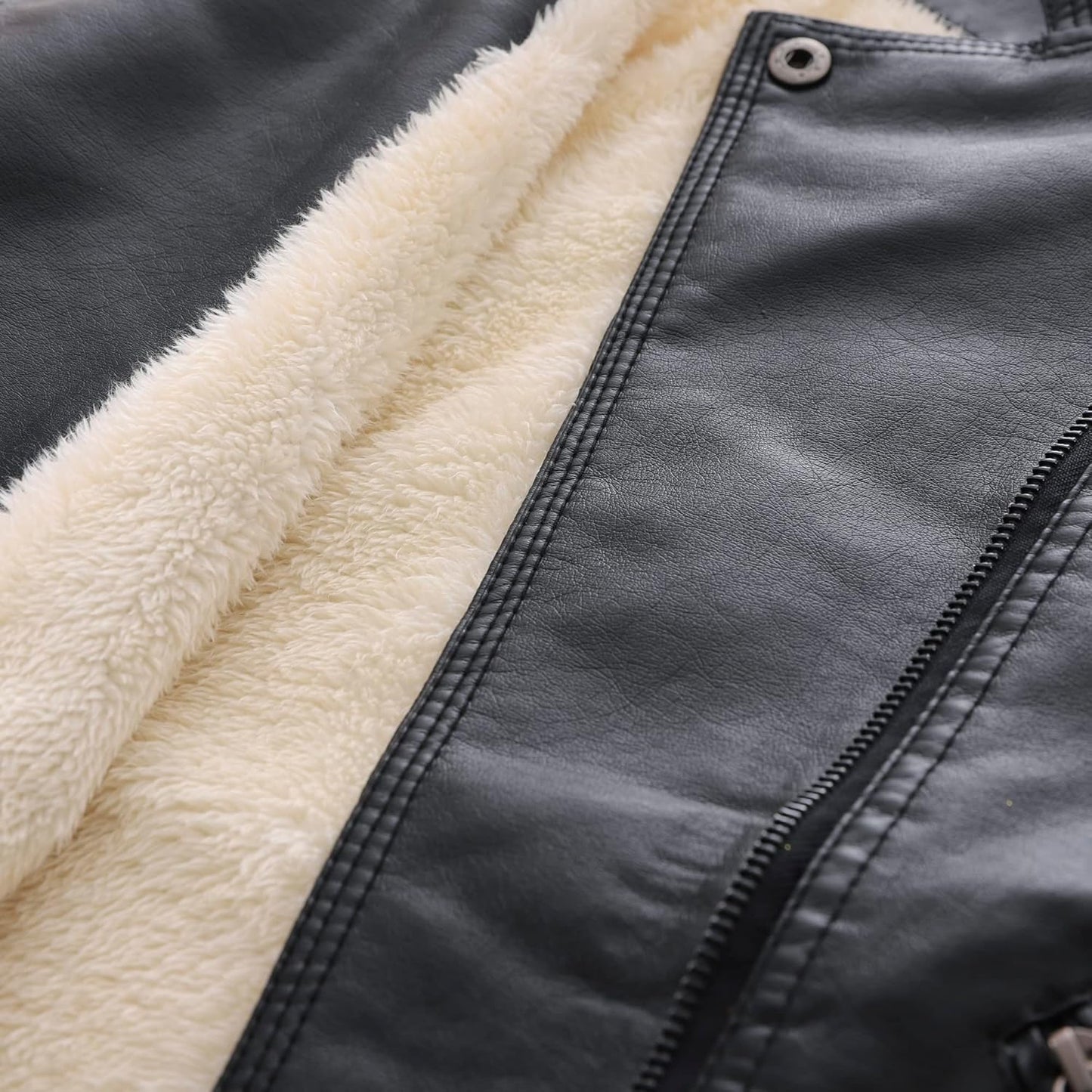 Boys Spring Faux Leather Moto Jackets Kids Zipper Fall Coats Outerwear