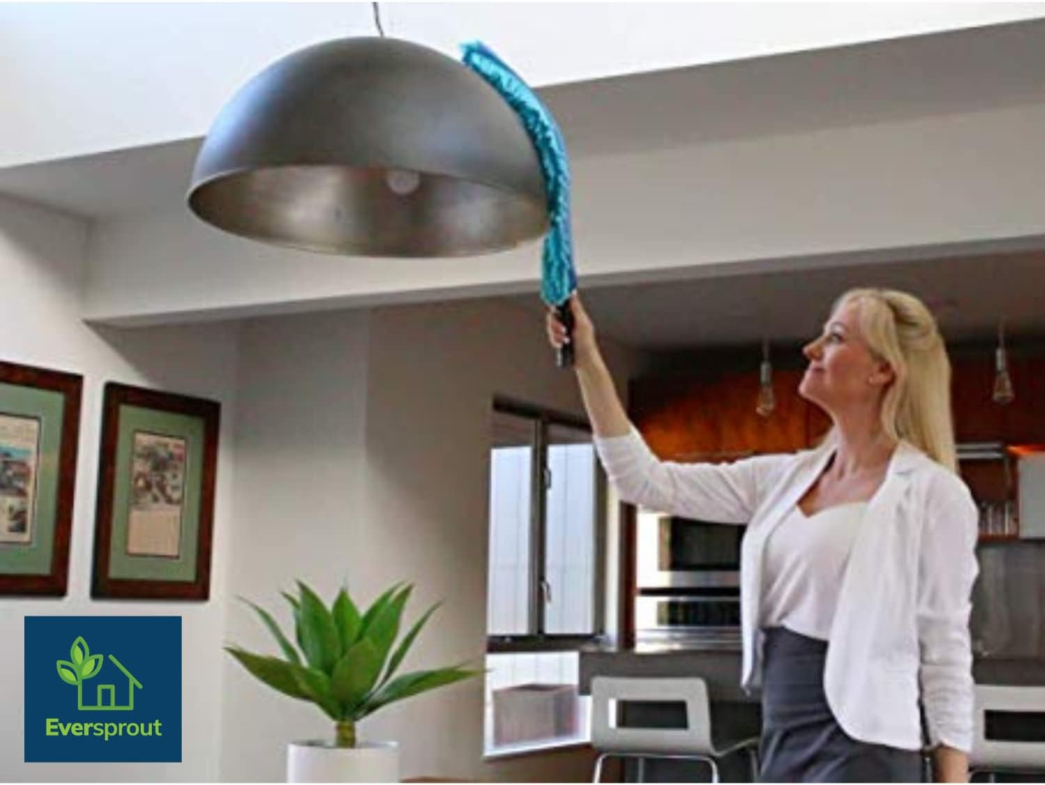 Duster 3-Pack | Hand-Packaged Cobweb Duster, Microfiber Feather Duster, Flexible Ceiling Fan Duster | Twists onto Standard 3/4 Inch Threaded Poles (Pole Sold Separately)(Soft Bristles)