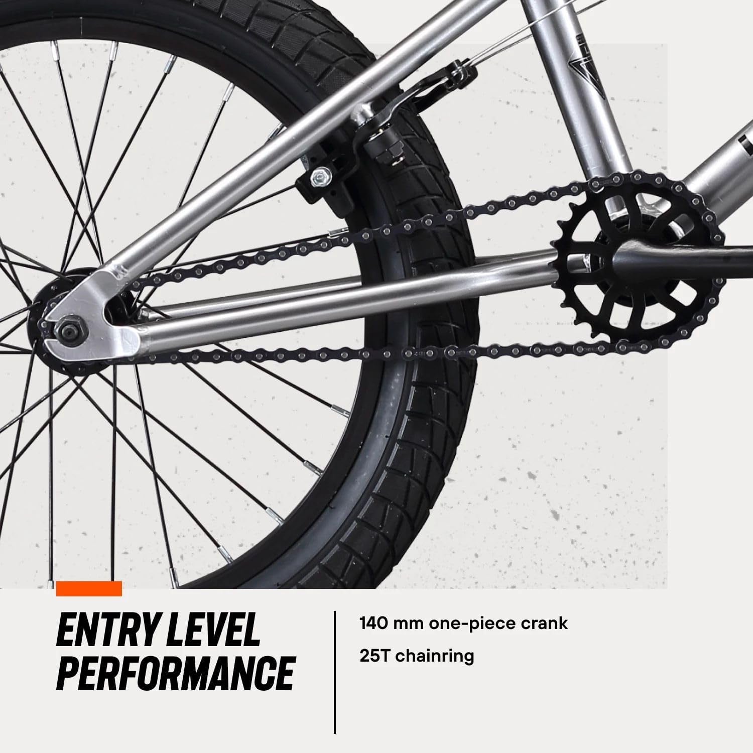 Legion Kids Freestyle Sidewalk BMX Bike, Beginner Riders, Boys and Girls, 16-20-Inch Wheels, Hi-Ten Steel Frame, Micro Drive BMX Gearing