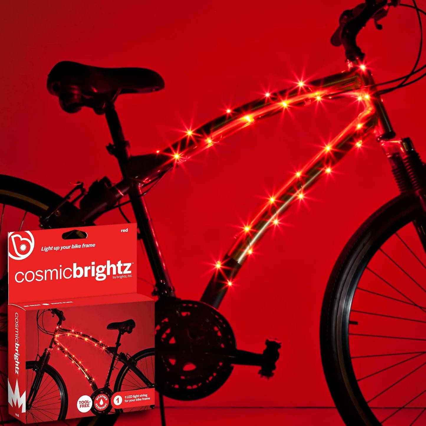 "Light Up Your Ride! 🚴‍♂️✨ Transform your bike with our Cosmic LED Frame Rope Light - 6.5ft of vibrant fun! Perfect for kids, teens, & adults. Stay safe & stylish on every adventure! 💡🌈 #BikeLife #LEDLights"