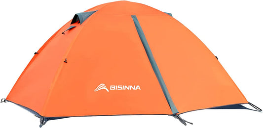 "Ultimate 2-4 Person Lightweight Camping Tent - Waterproof, Windproof, Easy Setup with Double Doors - Perfect for Family Adventures, Hiking, and Travel!"