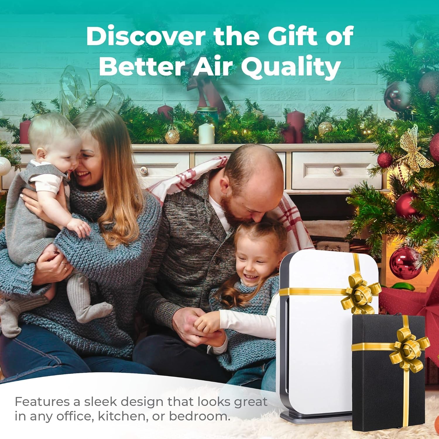 Breathe Easy with the Breathesmart Flex HEPA Air Purifier - Perfect for Bedrooms & Offices, Cleans 700 Sq. Ft. in Just 30 Minutes!