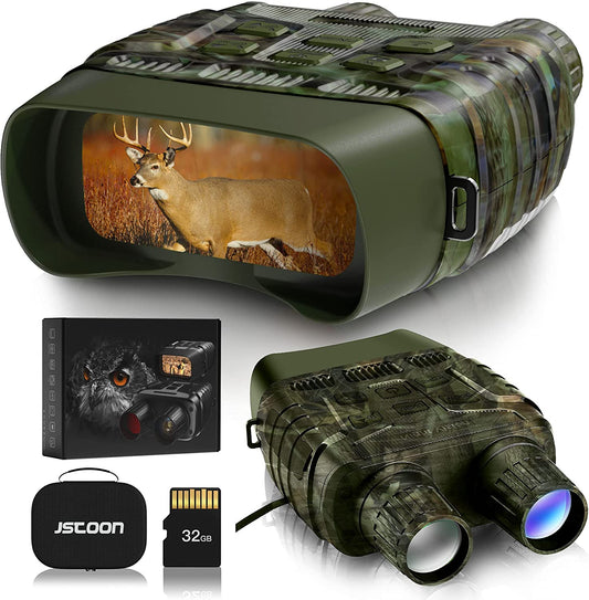 Night Vision Goggles - Digital Infrared Night Vision for Viewing in 100% Darkness-Hd 1080P Image & Video from 984Ft for Hunting Camping Birds Watching
