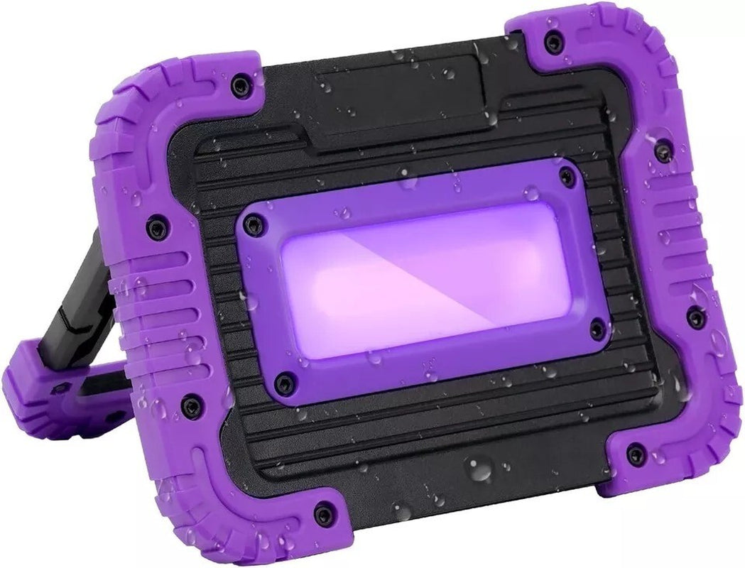 Illuminate Your Glow Parties with Our Rechargeable Black Light - 395Nm Battery Powered for Ultimate Fun!