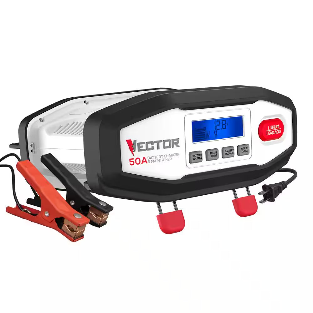 Reliable 4 Amp Battery Charger and Maintainer for 6V/12V Lead Acid Batteries
