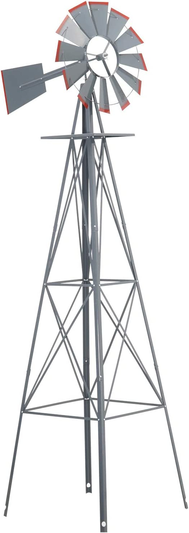 Transform your garden with this stunning 8FT Ornamental Windmill! 🌬️🌼 Durable metal design with weather-resistant features and a stylish grey finish. Perfect for adding charm to your backyard! #GardenDecor #WindmillMagic