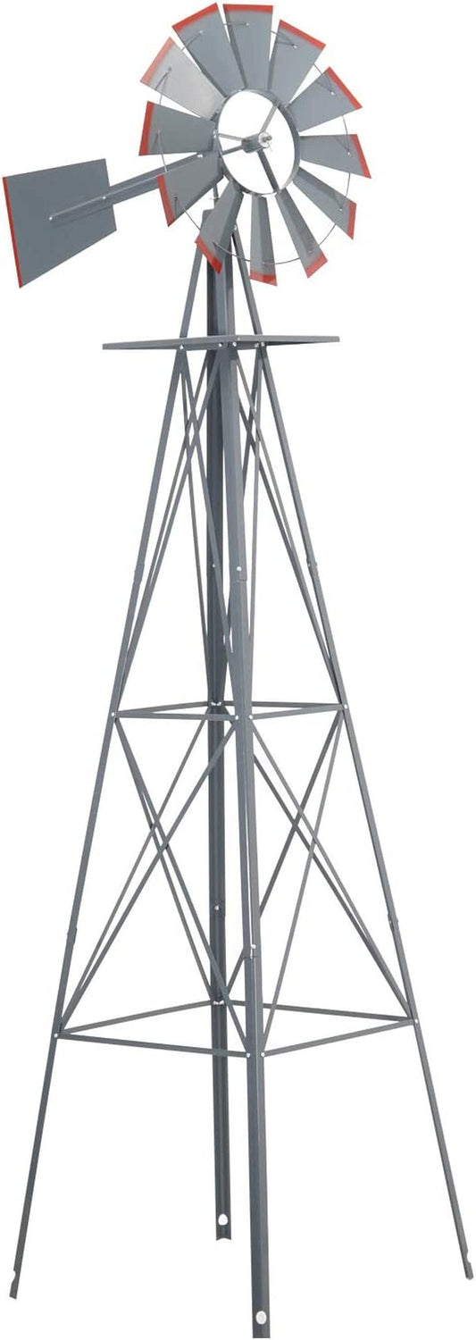 Transform your garden with this stunning 8FT Ornamental Windmill! 🌬️🌼 Durable metal design with weather-resistant features and a stylish grey finish. Perfect for adding charm to your backyard! #GardenDecor #WindmillMagic