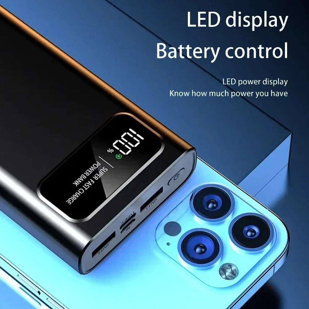Ultra-Powerful 50000mAh Fast Charging Portable Power Bank - Your On-the-Go Backup Battery Charger