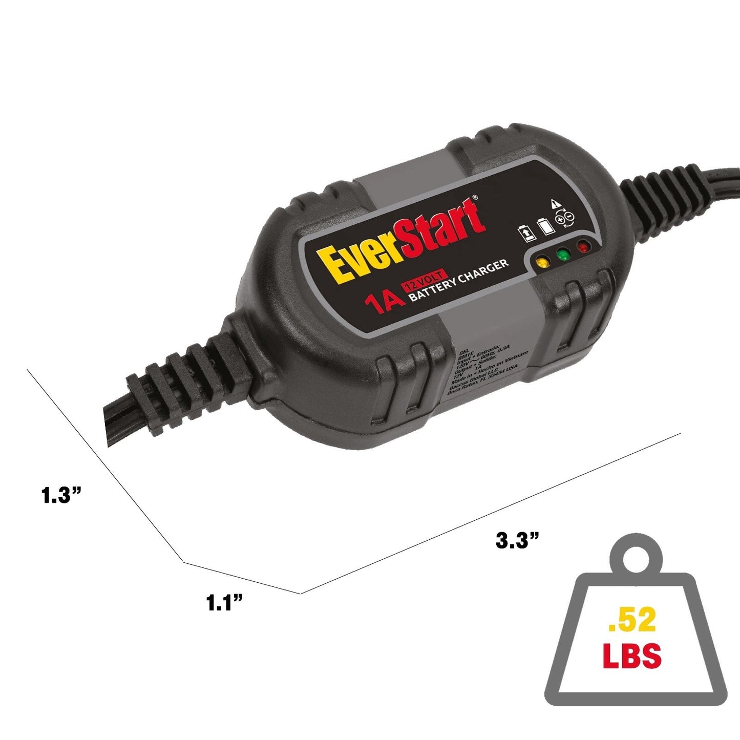 Power Up Your Ride with the Everstart 12V Automotive Marine Battery Charger Maintainer BM1E - Brand New!