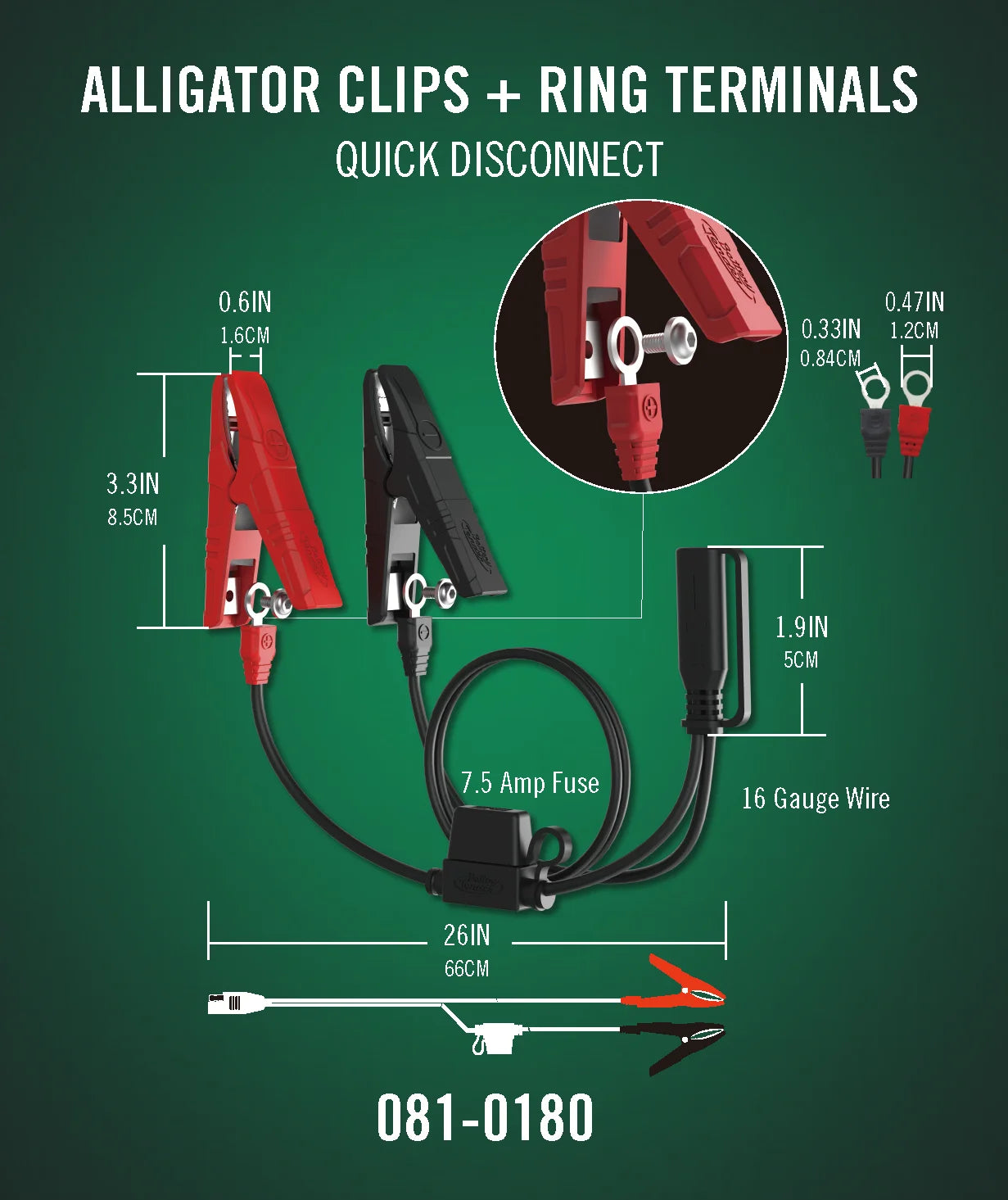 Power Up Your Ride with the Junior 12V, 750mA Smart Battery Charger