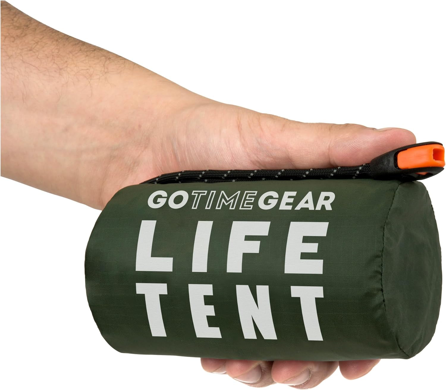 Ultimate Survival Life Tent: 2-Person Mylar Emergency Shelter with Paracord and Whistle for All-Weather Protection in Camping and Hiking Adventures