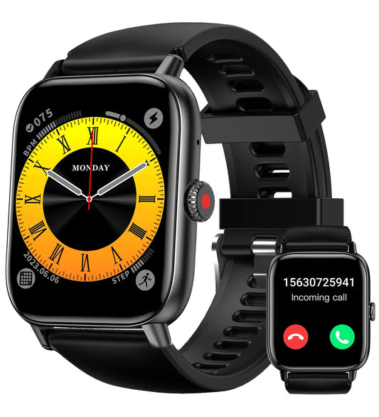 Upgrade Your Style with the 2024 Fashion Smartwatch: Fitness Tracking, Call Features & IP67 Waterproof – Compatible with Android & iOS!