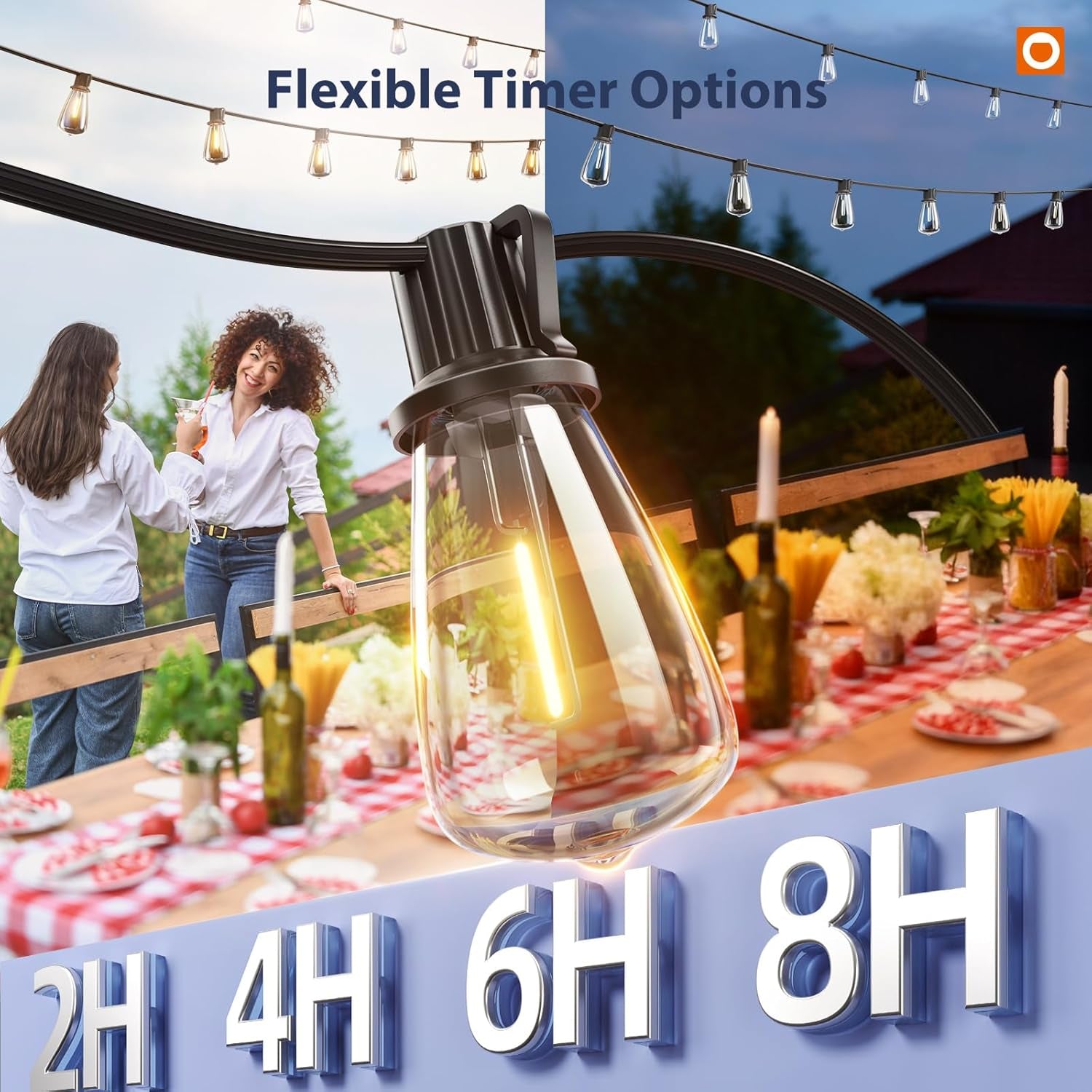 Transform Your Outdoor Space with 102FT Solar String Lights - Remote Controlled, Waterproof, and Dimmable for Ultimate Ambiance