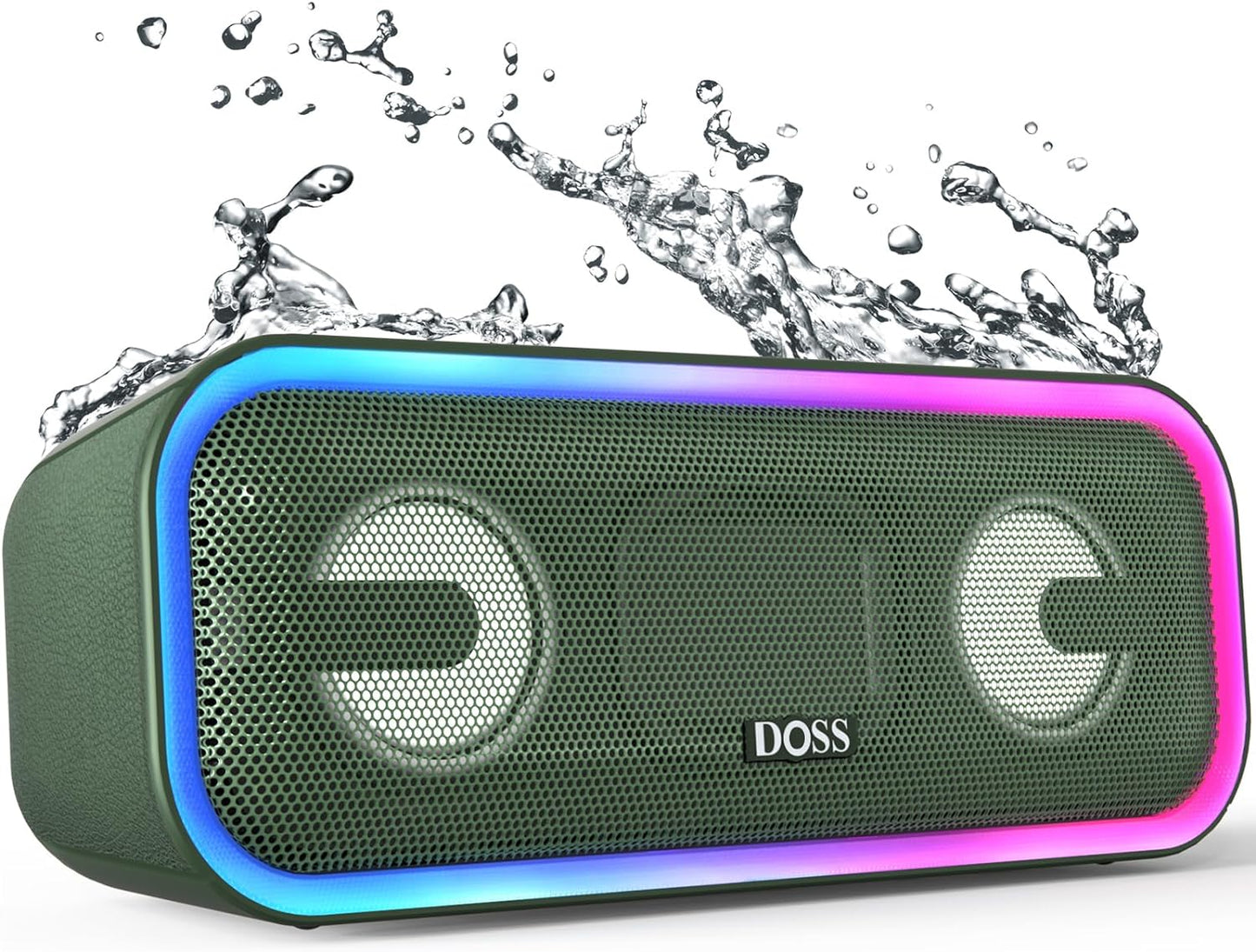 Unleash Your Sound Experience with the SoundBox Pro+ Bluetooth Speaker - 24W Immersive Stereo Sound, Booming Bass, IPX6 Waterproof, and 15 Hours of Playtime - Perfect for Parties and Outdoor Adventures!
