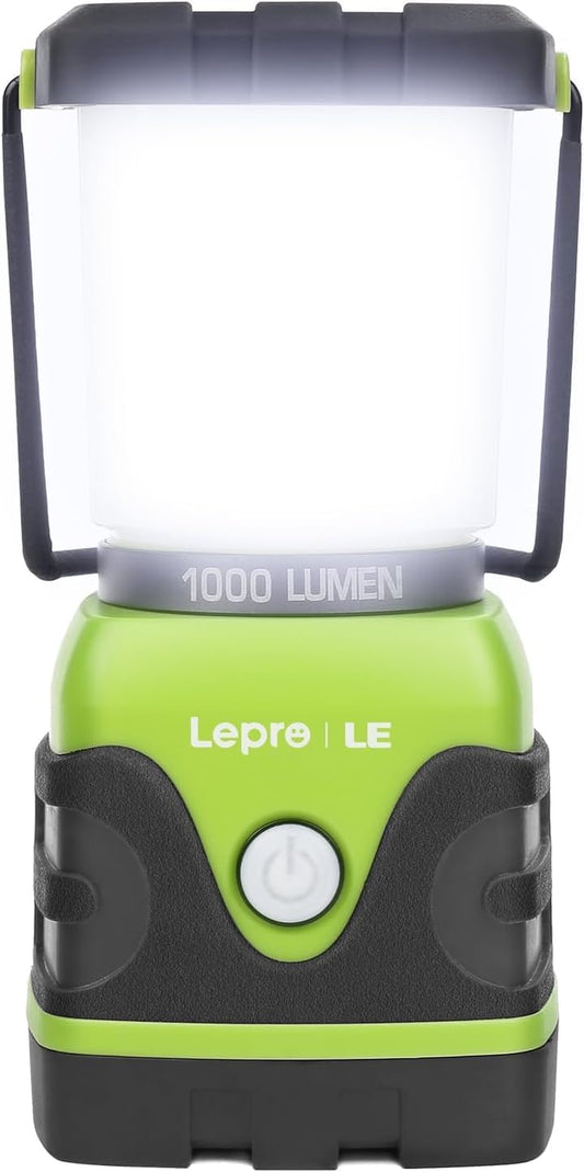 "🌟 Illuminate Your Adventures! 🌟 Discover the LE 1000LM Battery-Powered LED Camping Lantern - Your Ultimate Waterproof Companion with 4 Light Modes! Perfect for Camping, Hiking, Emergencies & More! 🚀🔦 #CampingEssentials #OutdoorGear"