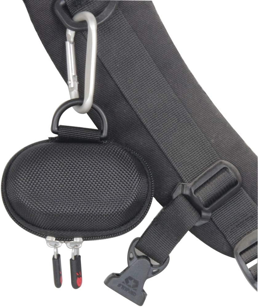 Travel Case for Samsung Galaxy Buds/Galaxy Buds+ plus Bluetooth True Wireless Earbuds (Black)