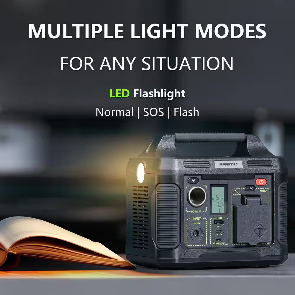 Power Up Anywhere with the TP300 300-Watt Portable Power Station – Your Ultimate On-the-Go Battery Generator!