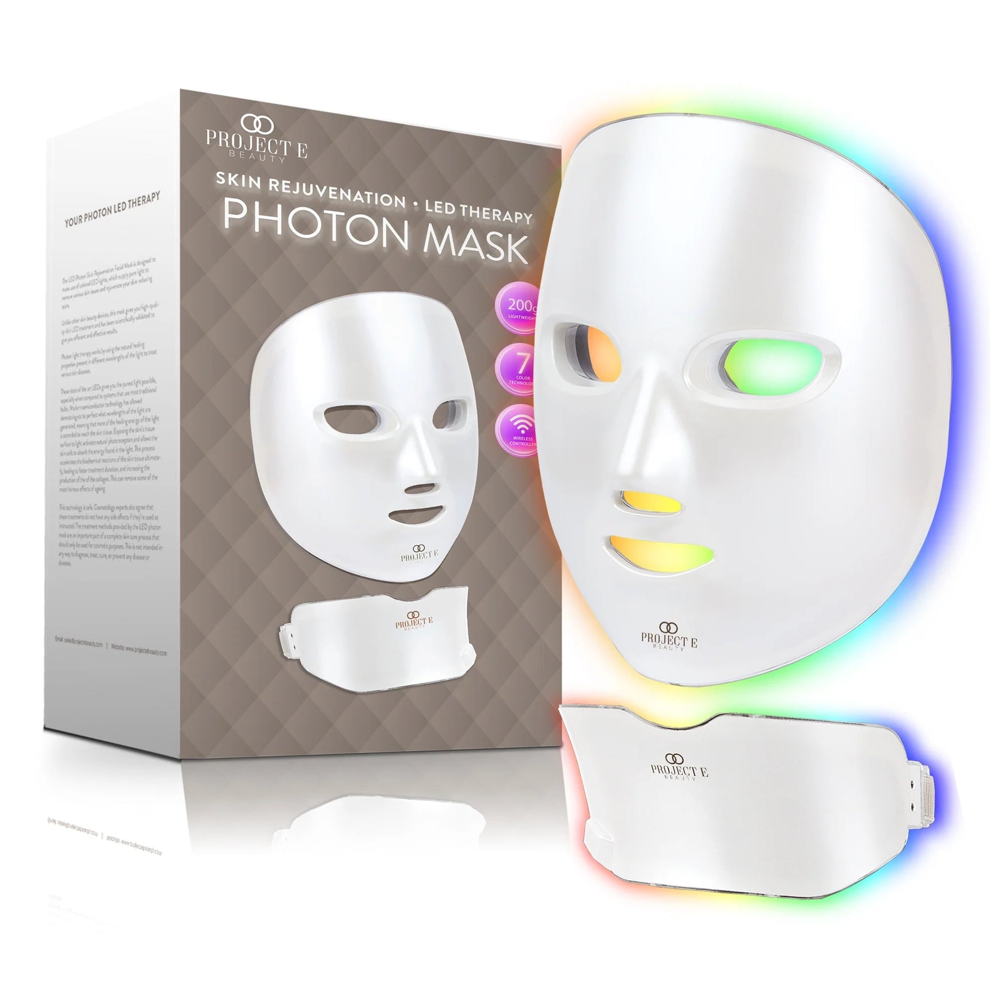 Glow Up with Our Wireless 7-Color LED Facial Mask for Radiant Skin! ✨💖