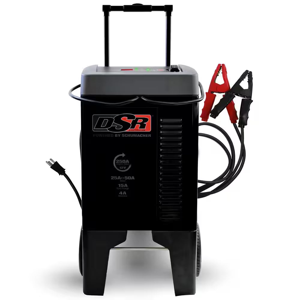 Unleash Power with the DSR Proseries 250A Automatic Car Battery Charger & Engine Starter for 12V Vehicles