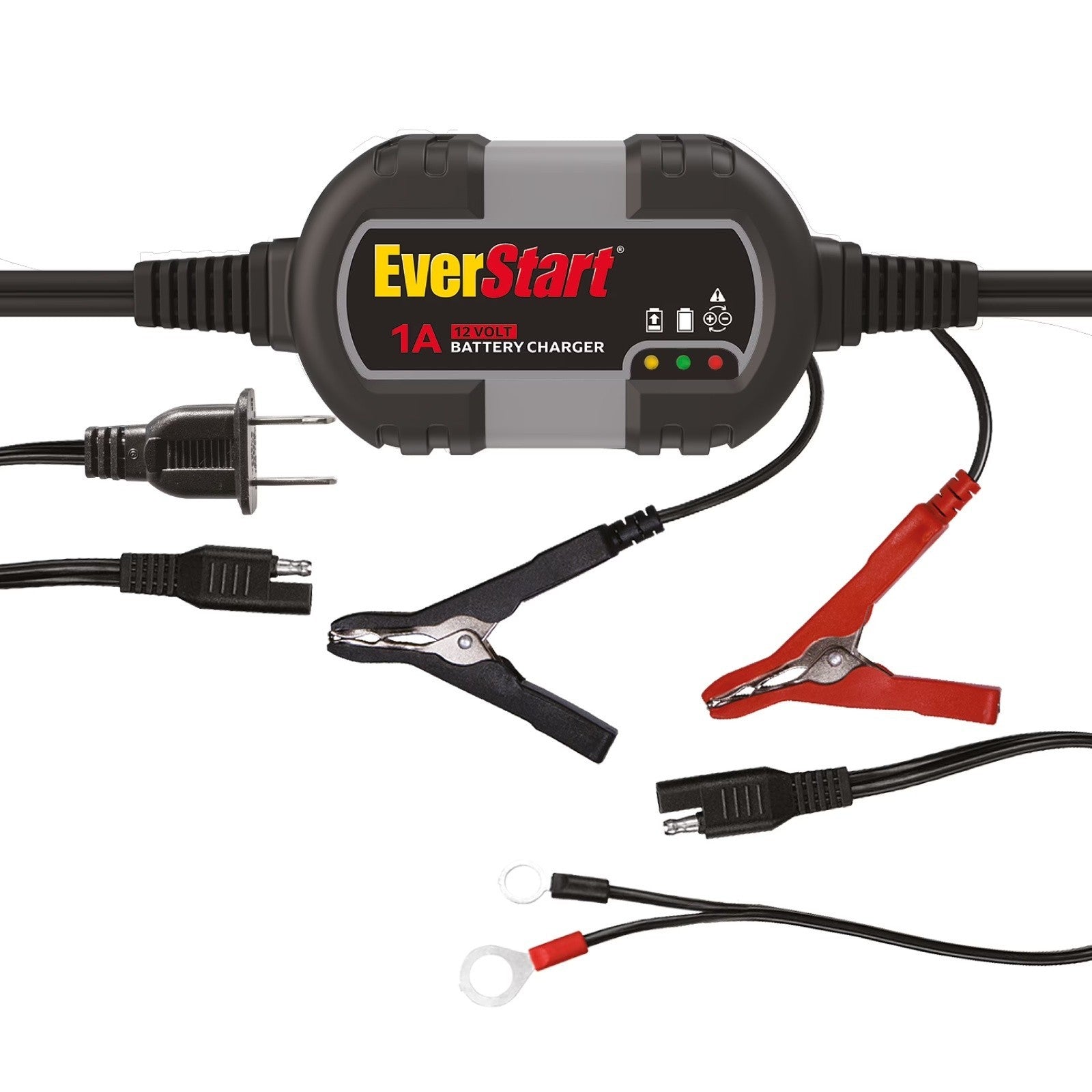 Power Up Your Ride with the Everstart 12V Automotive Marine Battery Charger Maintainer BM1E - Brand New!