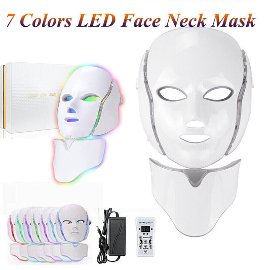 Glow Up Your Skin! 🌈✨ Discover the 7 Colors LED Light Therapy Mask for Youthful, Wrinkle-Free Skin! 💖 #SkincareGoals #SelfCare