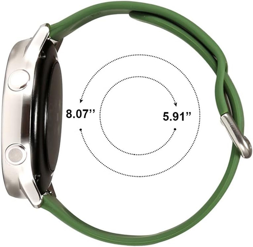 Compatible with Veryfitpro ID205L Smart Watch Band, 19Mm Silicone Soft Sport Watch Band Strap Replacement Wristband Compatible with Veryfitpro ID205L Smart Watch ID205U ID205 ID205S ID215G