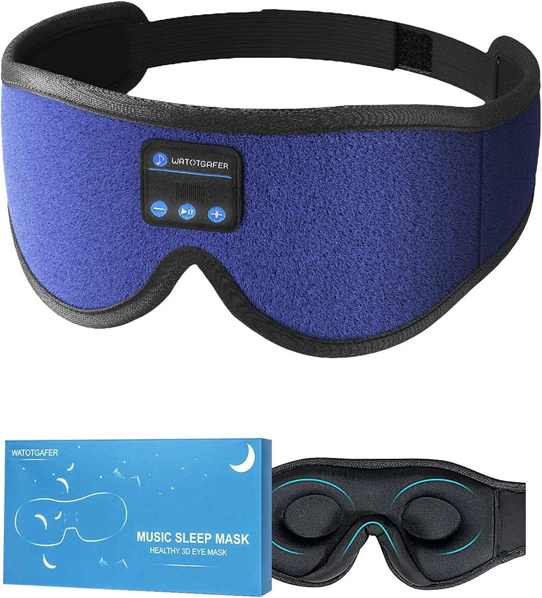 Transform Your Sleep with 3D Bluetooth Sleep Mask Headphones – Perfect for Insomnia & Travel! 💤🎧✨