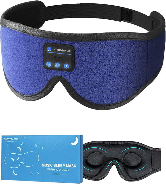 Transform Your Sleep with 3D Bluetooth Sleep Mask Headphones – Perfect for Insomnia & Travel! 💤🎧✨
