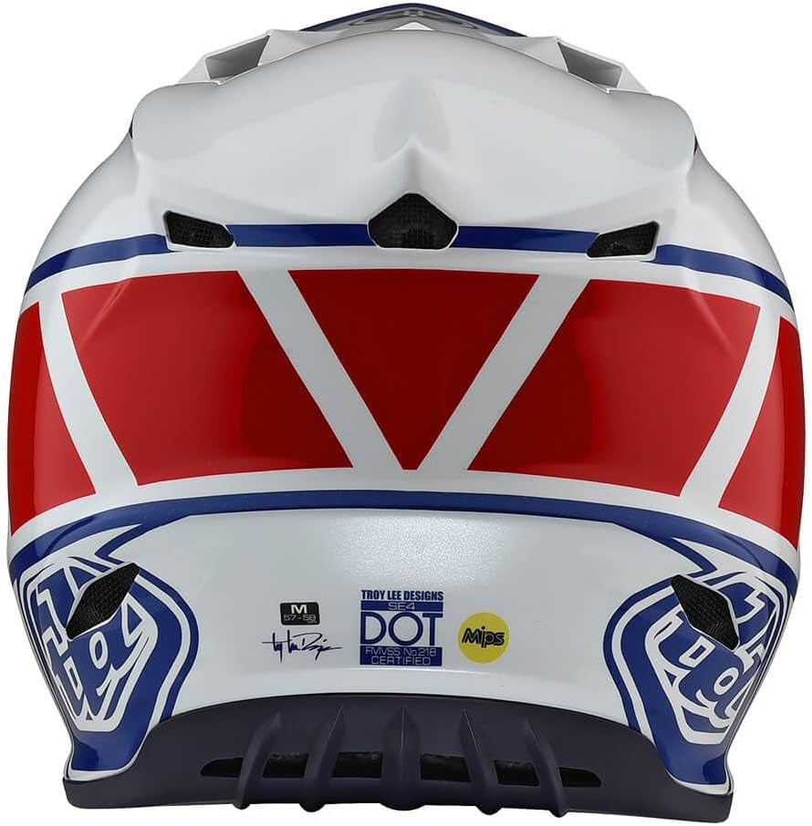 SE4 Composite Adult Motocross Dirt Bike Helmet W/MIPS, Yamaha RS1