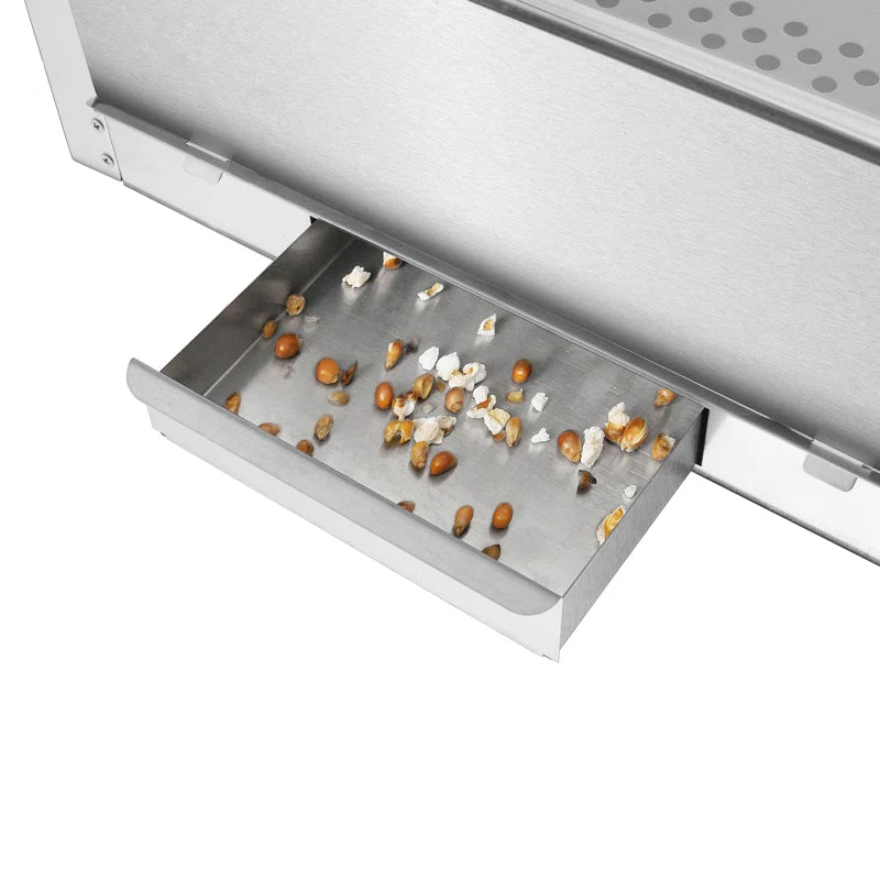 8 Oz. Tabletop Popcorn Machine, Popcorn Machine Stand / Cart