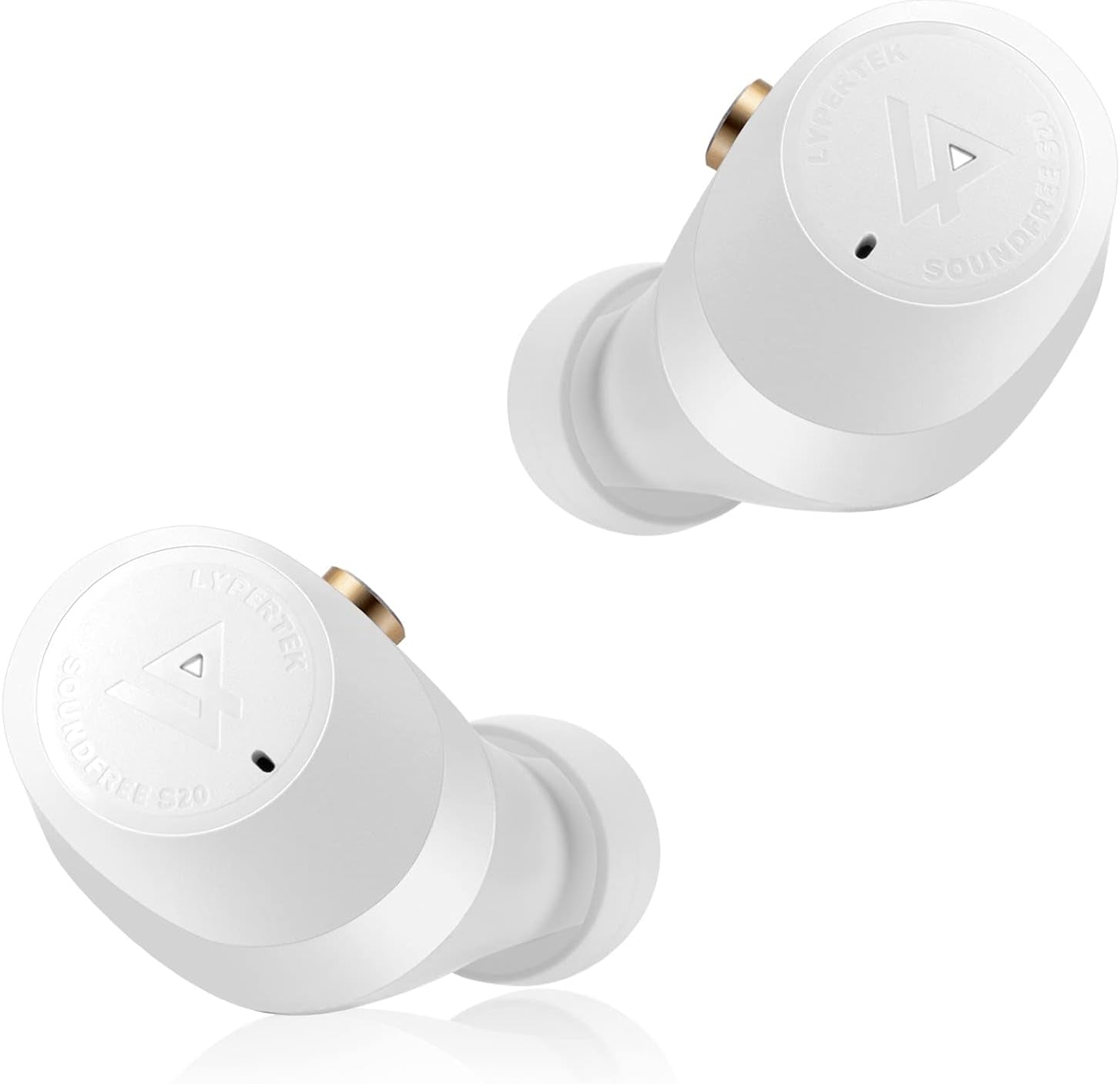Soundfree S20 - True Wireless In-Ear Headphone with Quickconnect, Wireless Charging, Ambient Sound, IPX5, 8+40H Playtime, White
