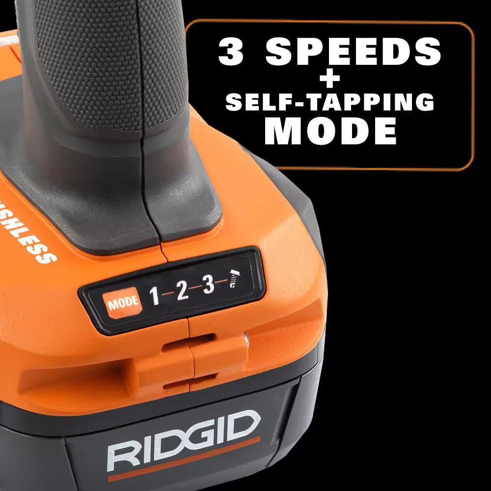 Power Up Your Projects with the 18V Subcompact Brushless Cordless Impact Driver Kit - Complete with 2.0 Ah Battery, Charger, and Tool Bag!