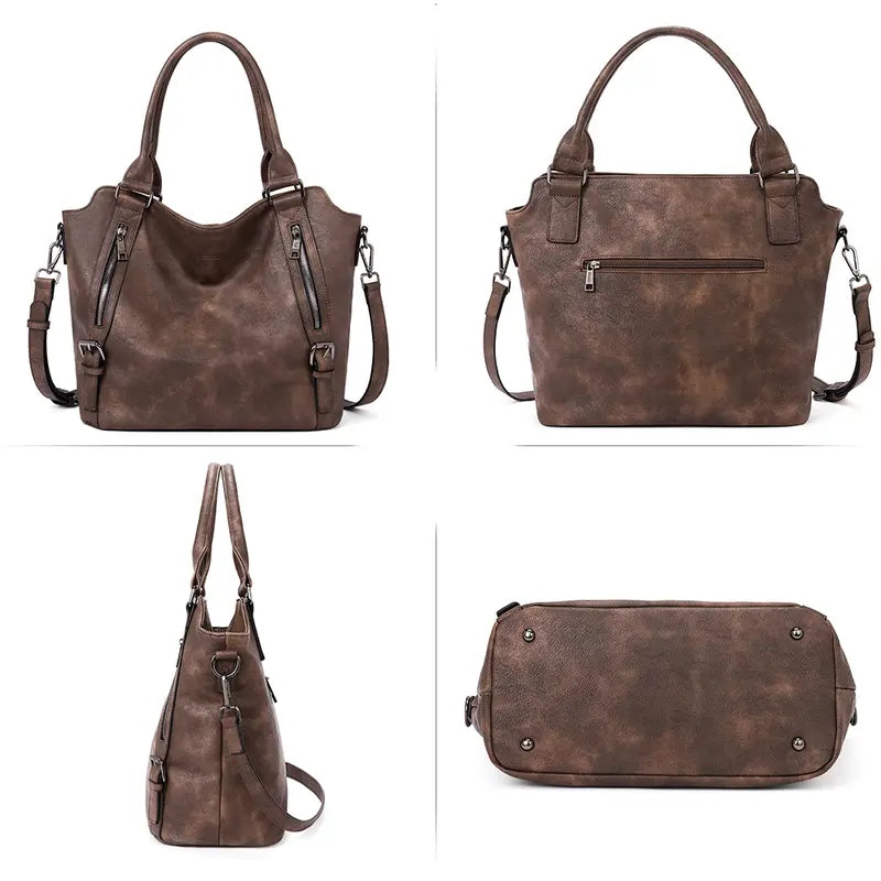 CLUCI Purses for Women Vegan Leather Handbags Tote Purse Shoulder Bag Large Ladies Hobo Bags