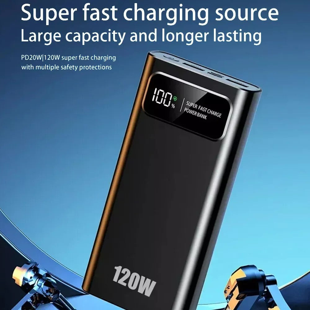 Ultra-Powerful 50000mAh Fast Charging Portable Power Bank - Your On-the-Go Backup Battery Charger