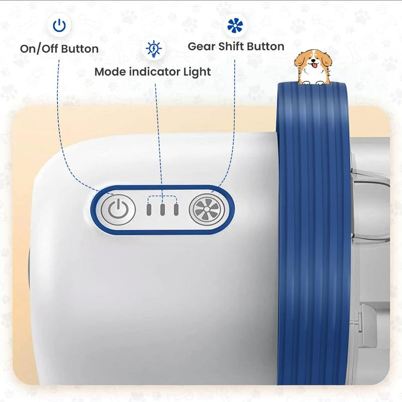 Transform Your Pet's Grooming Routine with the Oneisall Dog Hair Vacuum & Grooming Kit - Complete with Clipper, Nail Grinder, and 7 Essential Tools!