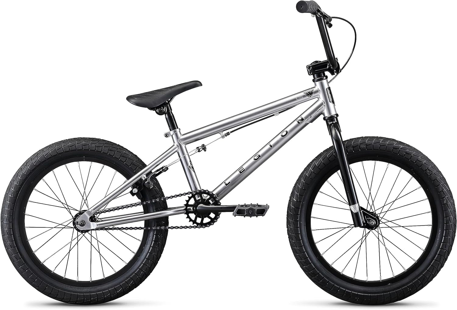 Legion Kids Freestyle Sidewalk BMX Bike, Beginner Riders, Boys and Girls, 16-20-Inch Wheels, Hi-Ten Steel Frame, Micro Drive BMX Gearing