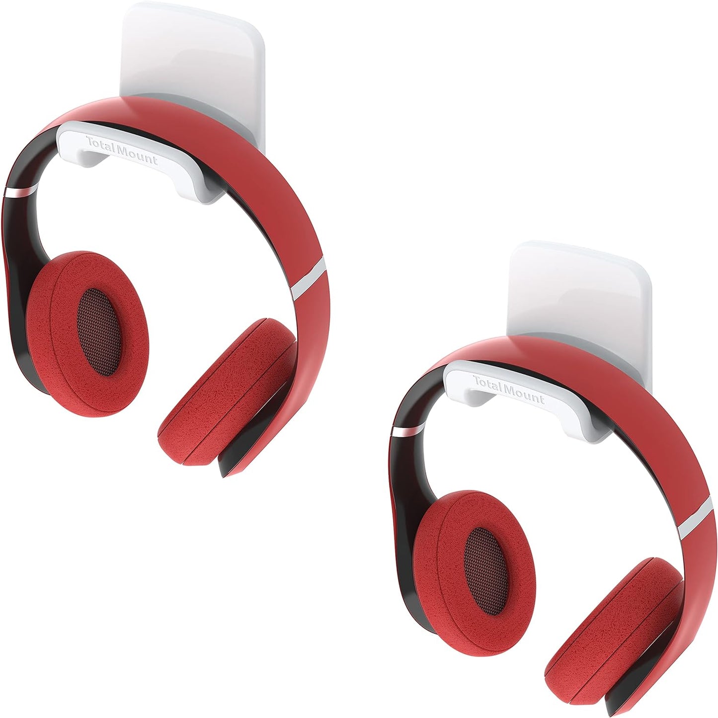 🎧 Keep Your Space Tidy! Studio-Grade Black Headphone Holder - No Screws or Damage, Just Hang & Go! 🖤✨ #HeadphoneHolder #HomeOrganization