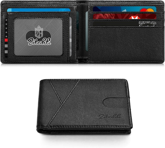 Wallet for Men,Mens Wallet,Slim Leather Bifold,Rfid Blocking 11 Slots Gift Box…