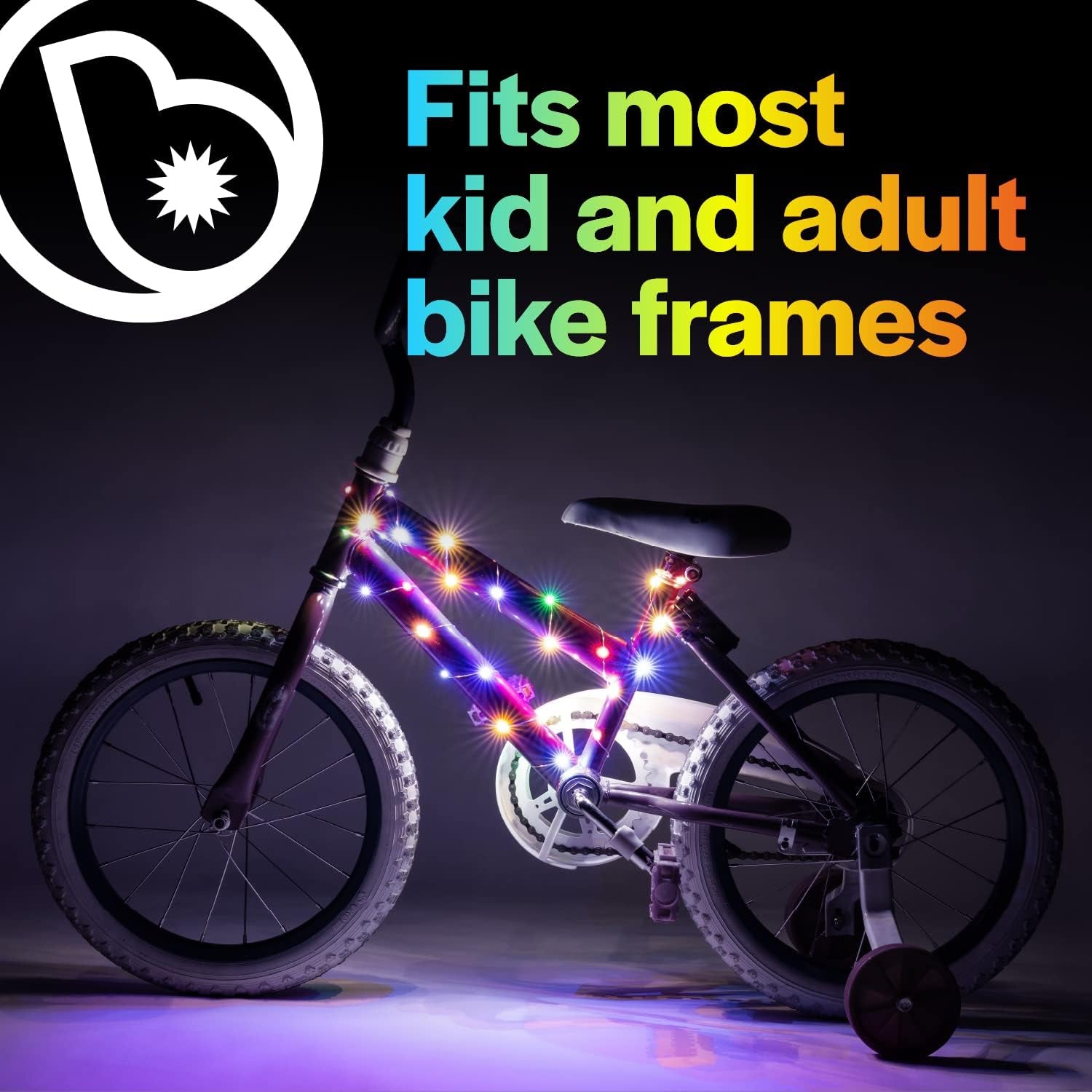 "Light Up Your Ride! 🚴‍♂️✨ Transform your bike with our Cosmic LED Frame Rope Light - 6.5ft of vibrant fun! Perfect for kids, teens, & adults. Stay safe & stylish on every adventure! 💡🌈 #BikeLife #LEDLights"