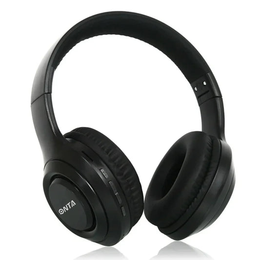 Noise Cancelling Headphones with Microphone Wireless Over-Ear Bluetooth Headphones, Hi-Res Audio, Deep Bass, Memory Foam Ear Cups, Quick Charge, for TV, Travel, Home Office