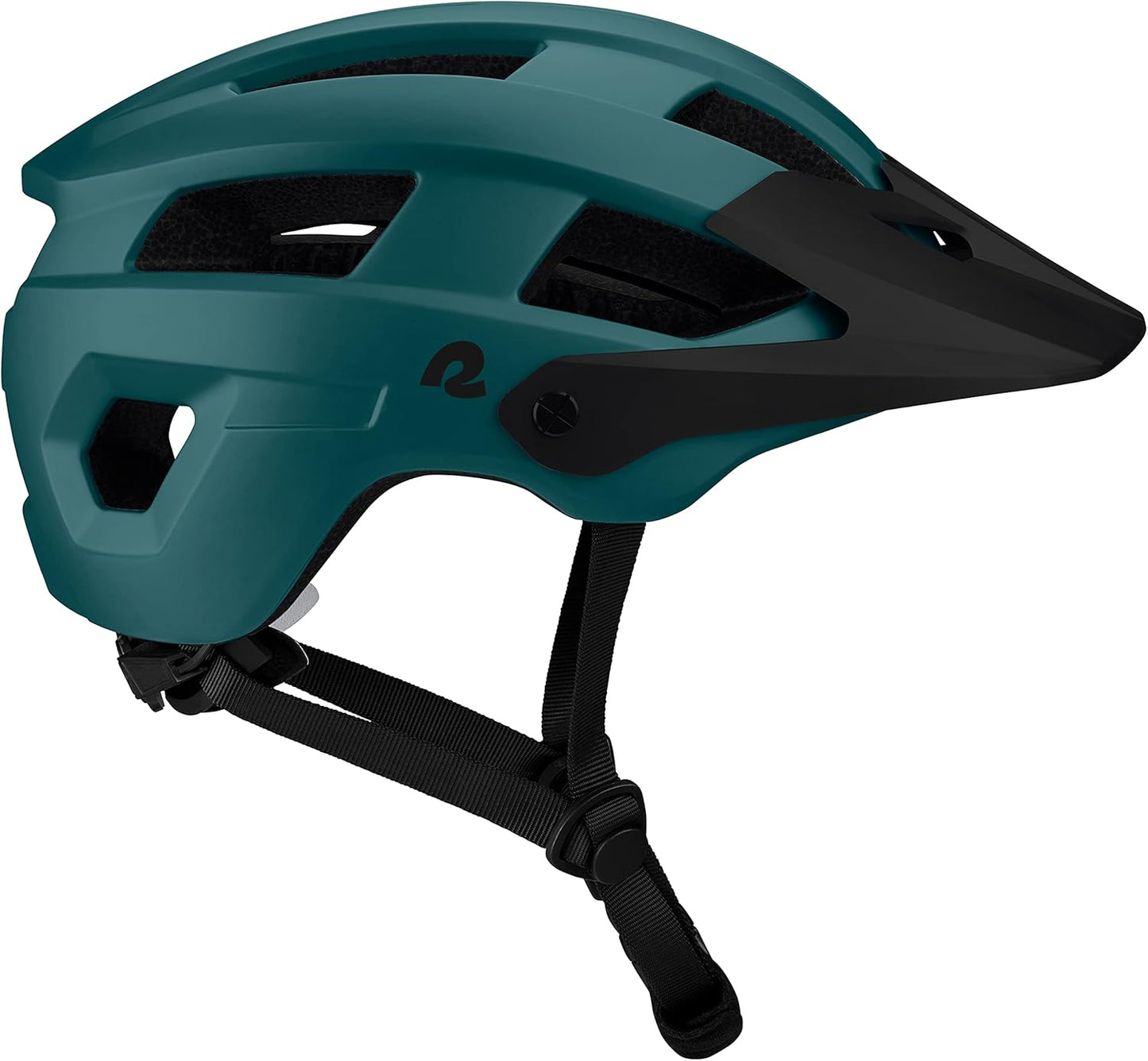 Rowan Mountain Bike Helmet for Adults - MTB Style with Removable Visor and EPS Foam Interior for Men & Women – Adjustable Size, Lightweight & Breathable