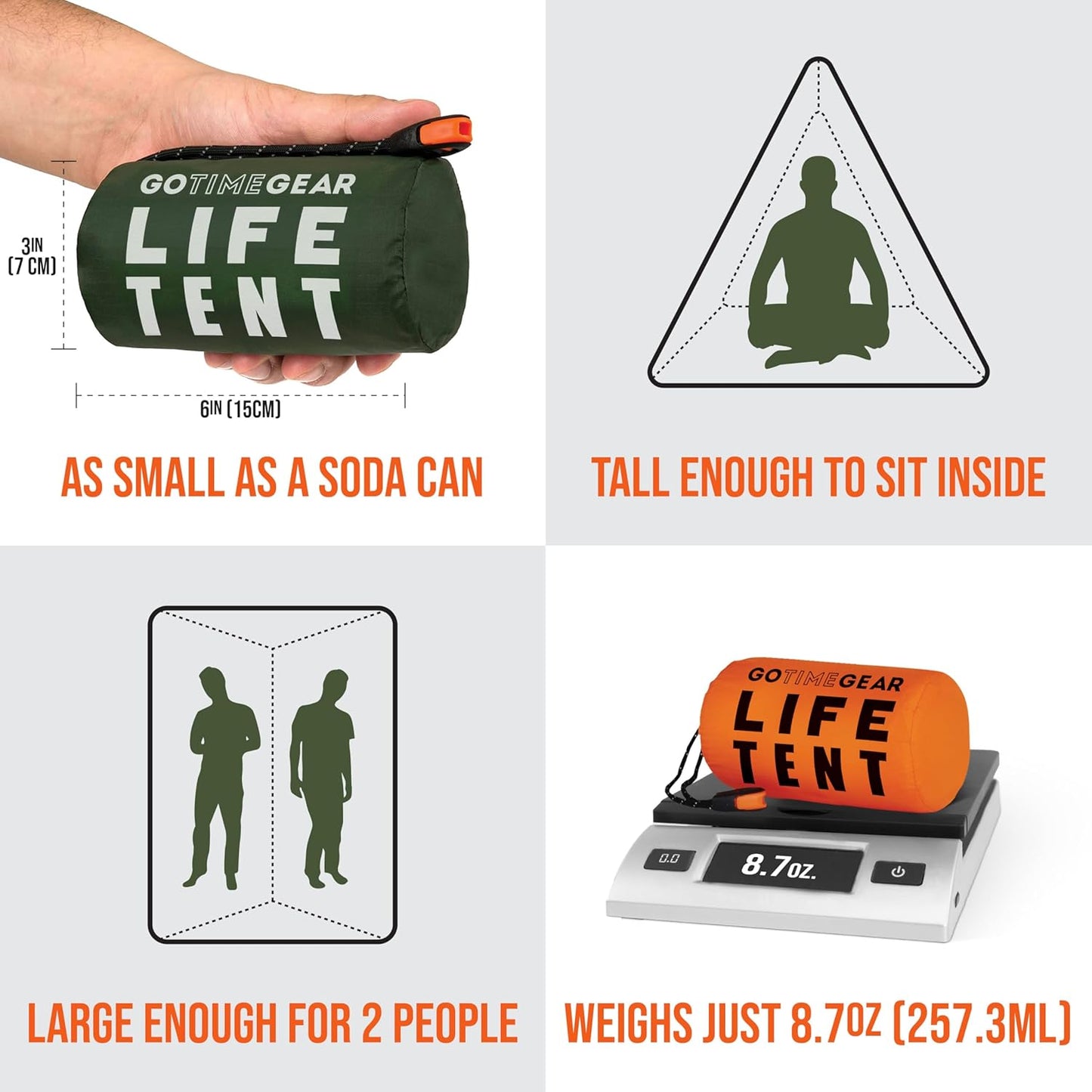 Ultimate Survival Life Tent: 2-Person Mylar Emergency Shelter with Paracord and Whistle for All-Weather Protection in Camping and Hiking Adventures