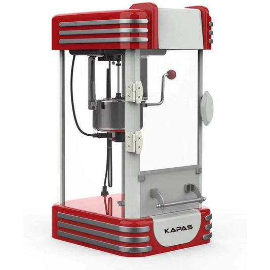 Get Your Movie Night Going with This Fun Red Tabletop Popcorn Machine! 🍿✨