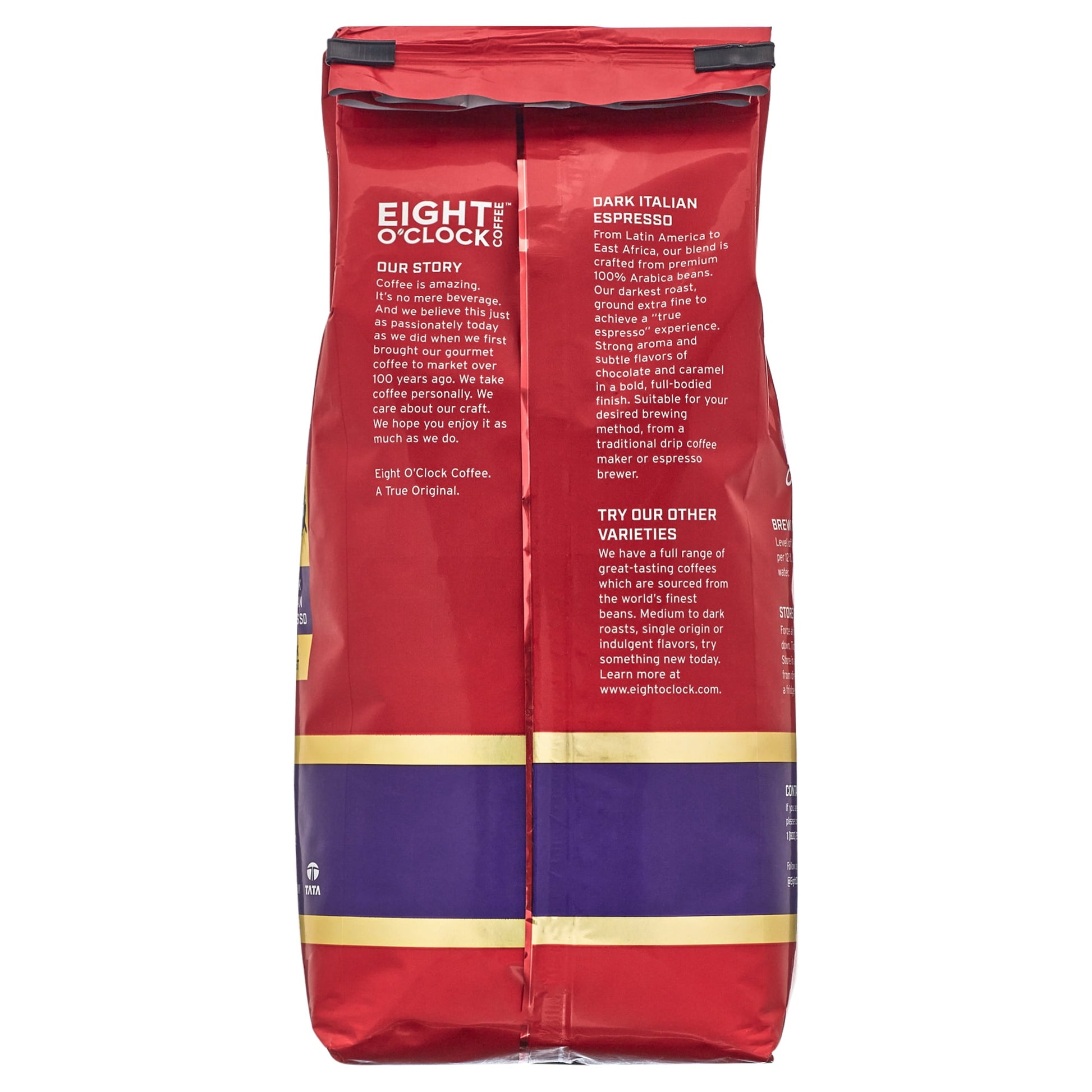 , Dark Italian Espresso, Dark Roast Ground Coffee, 32 Oz, Bag