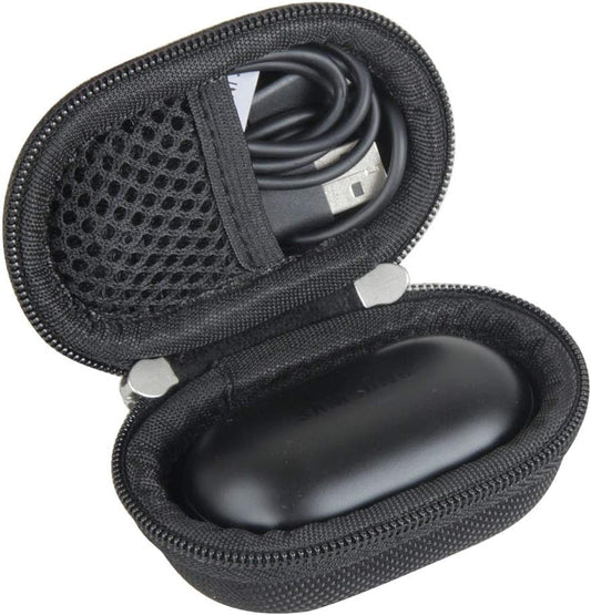 Travel Case for Samsung Galaxy Buds/Galaxy Buds+ plus Bluetooth True Wireless Earbuds (Black)