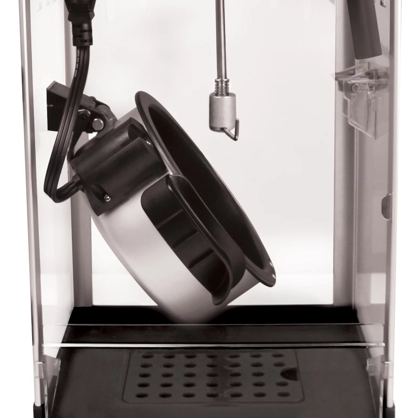82515B Hot Oil Theater Style Popper Machine with Nonstick Kettle Includes Measuring Cup Oil and Popcorn Scoop, 4-Ounce, Black