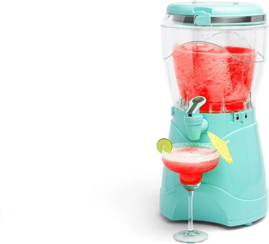 Chill Out with Our Aqua Margarita Frozen Drink Machine – 128-Oz of Slushy Fun! 🍹❄️
